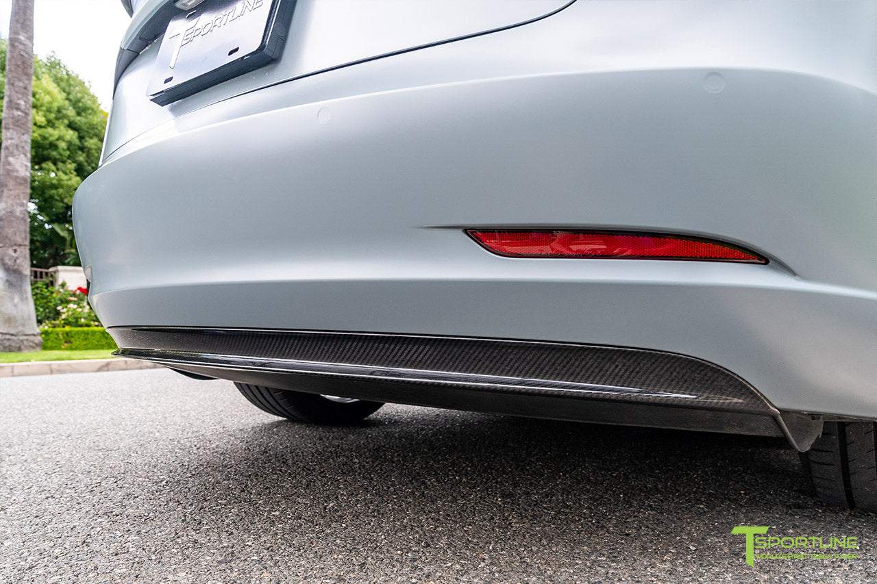 Tesla Model 3 Carbon Fiber Rear Diffuser