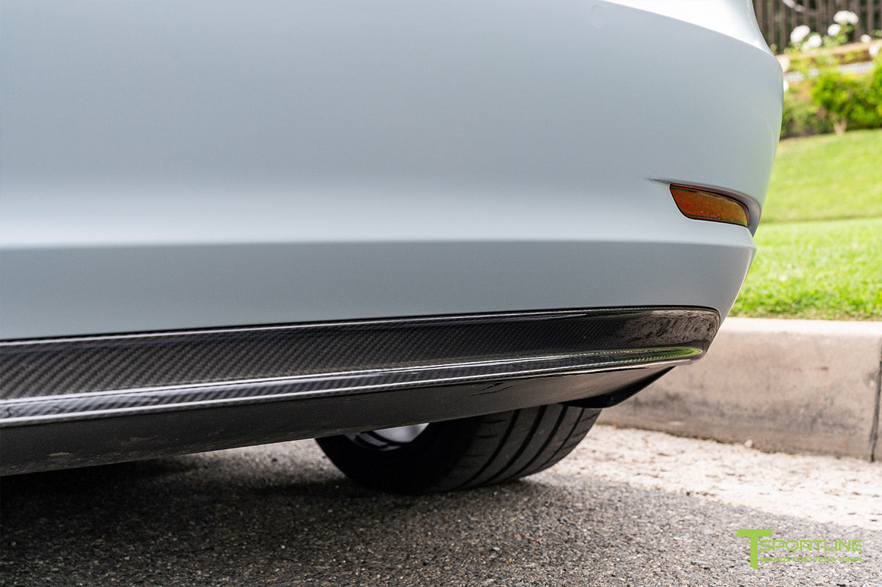 Tesla Model 3 Carbon Fiber Rear Diffuser
