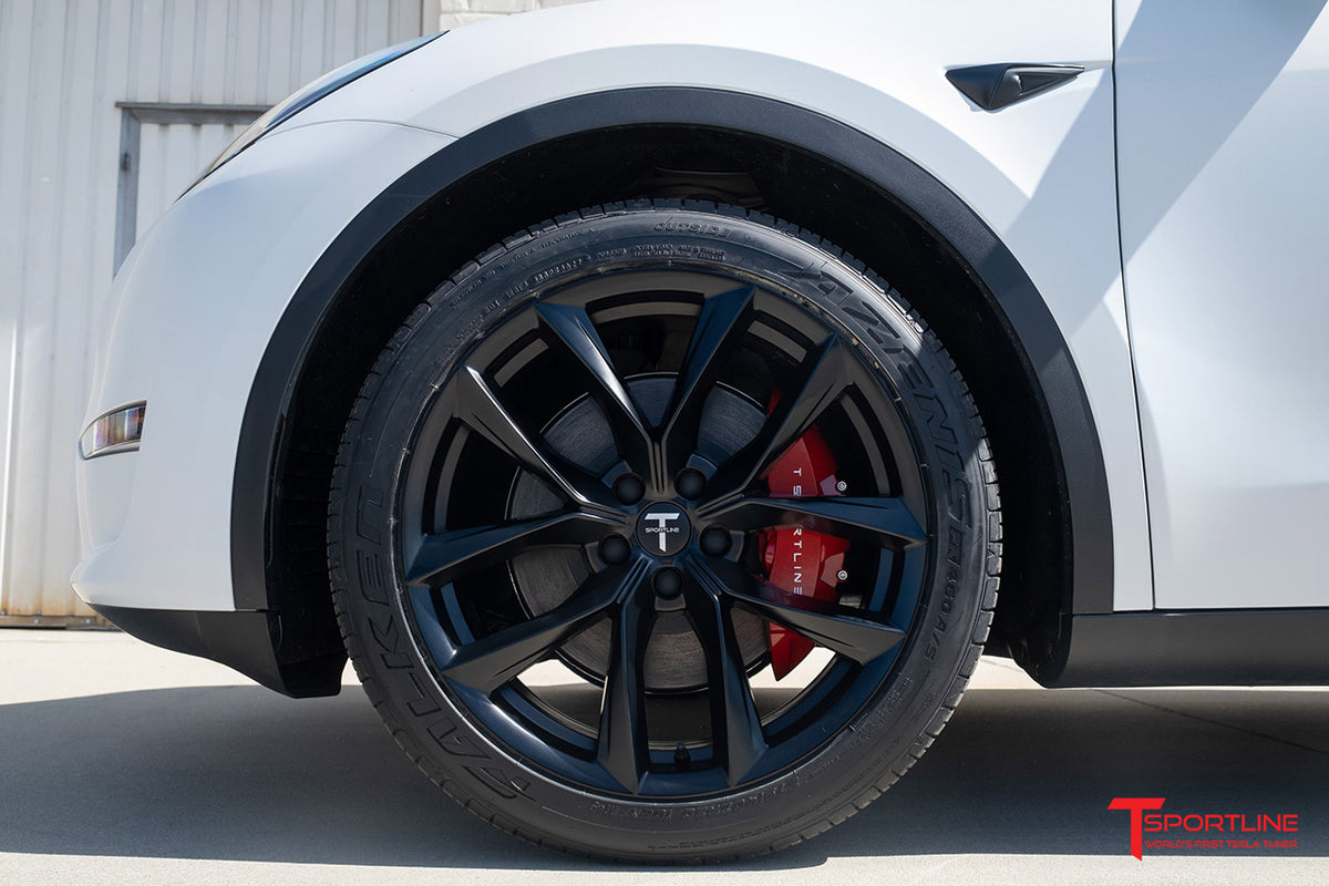Tesla Model Y Brake Caliper Cover Set - Performance Look - Precision Fit Die Cast Bolt-on