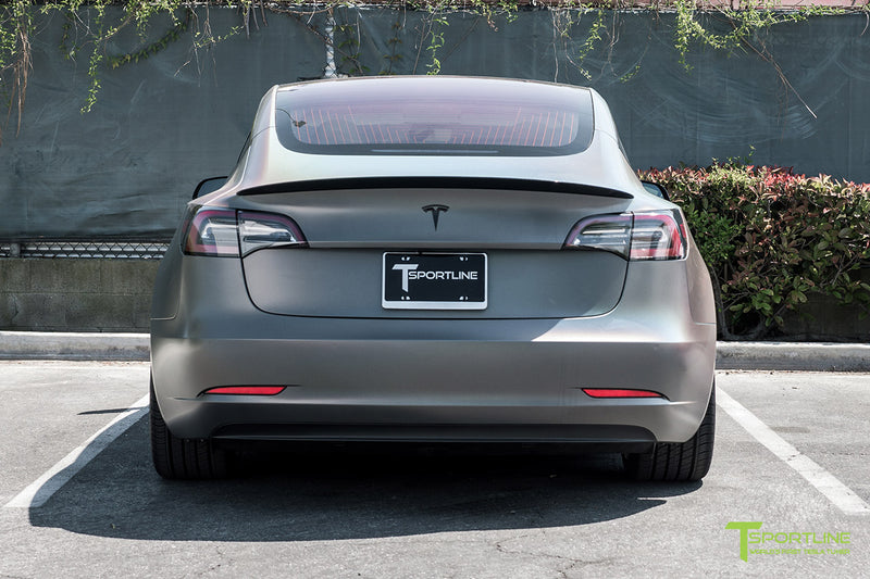 Tesla Model 3 Carbon Fiber Executive Trunk Spoiler - T Sportline ...