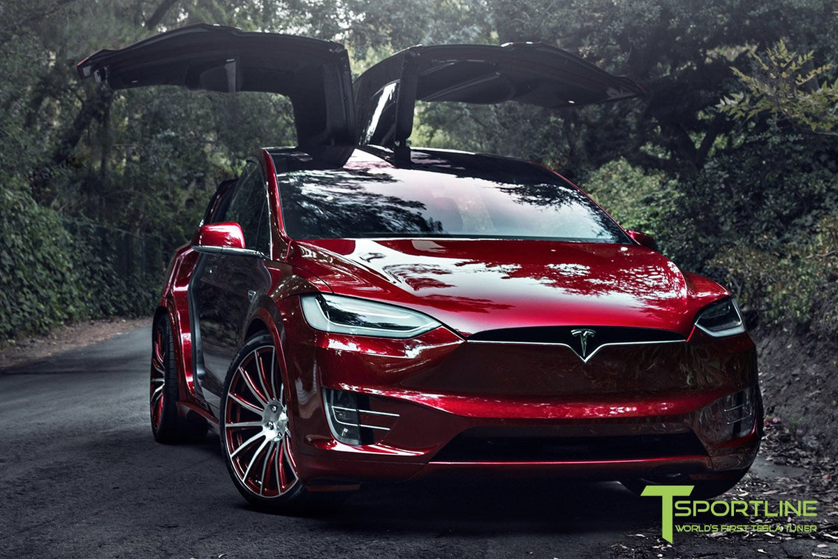 MX114 22&quot; Tesla Model X Long Range &amp; Plaid Wheel and Tire Package (Set of 4)