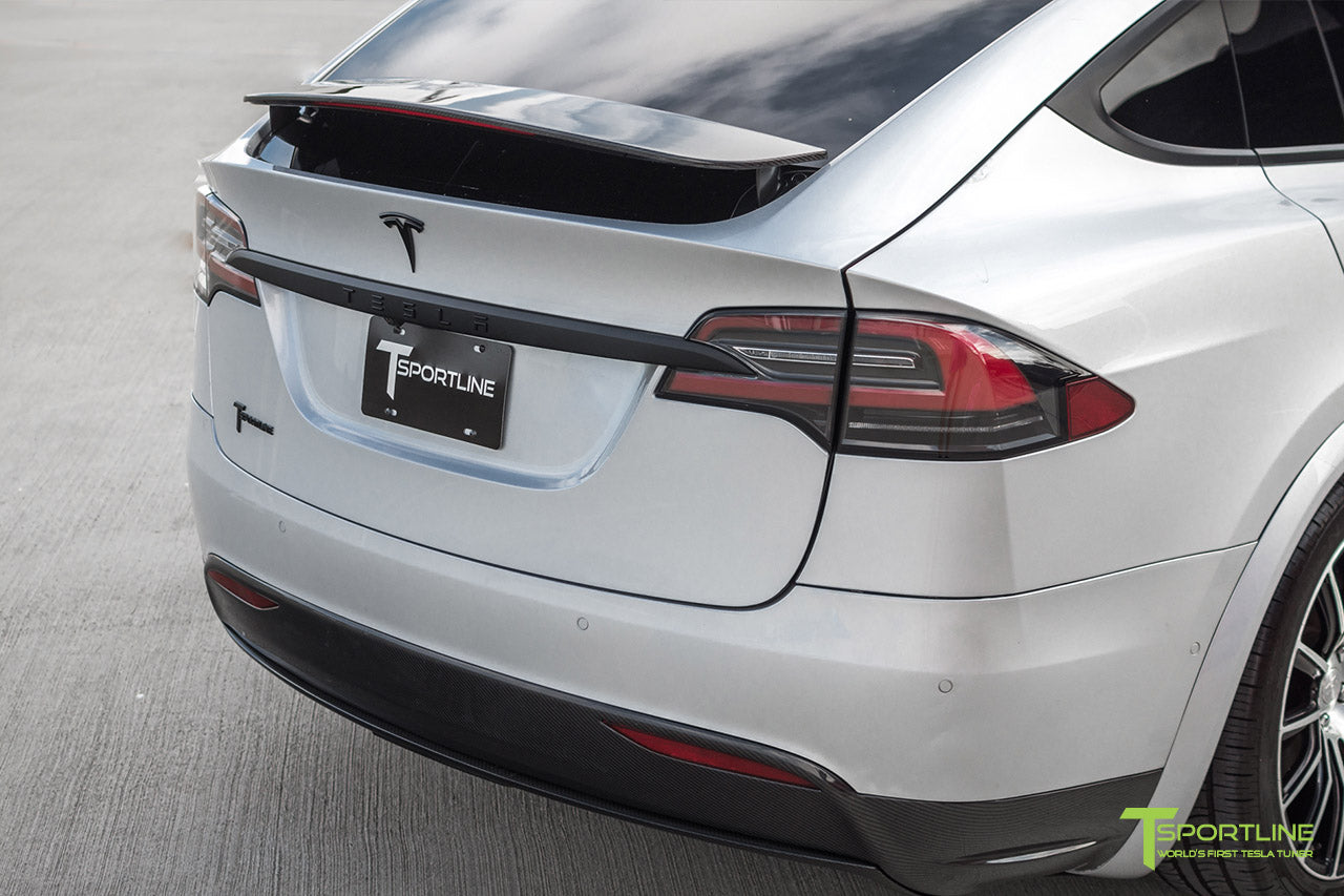 Tesla Model X Carbon Fiber Rear Diffuser