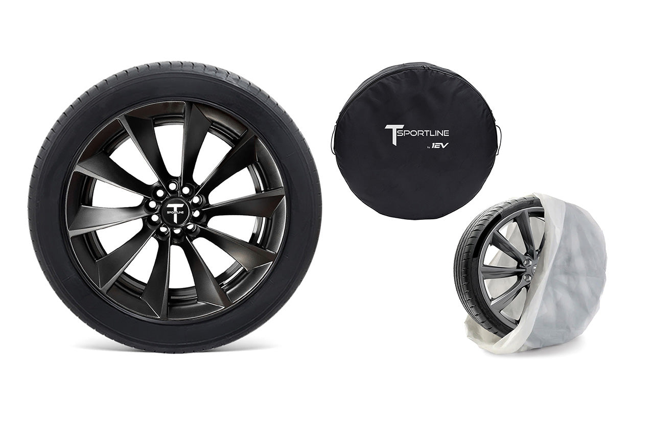 Tesla TS1 Spare Wheel & Tire - optional Jack / Lug Tool Kit - T Sportline - Tesla  Model S, 3, X & Y Accessories