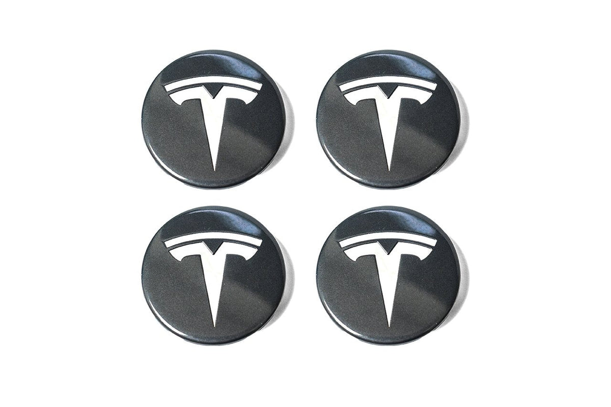 Tesla Model X Factory Center Cap Set and Wheel Lug Nut Cover Set