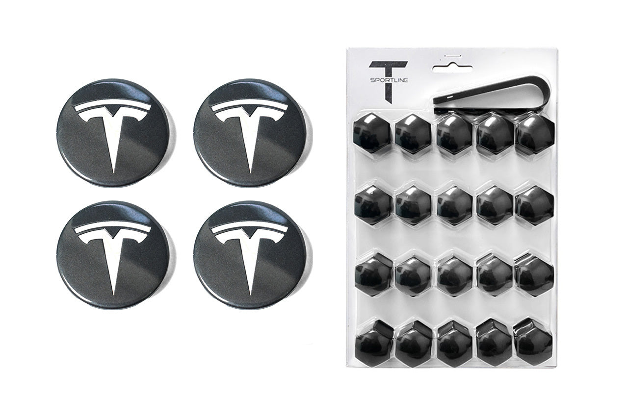 Wheel nut covers (20x) for all Tesla models – Shop4Tesla