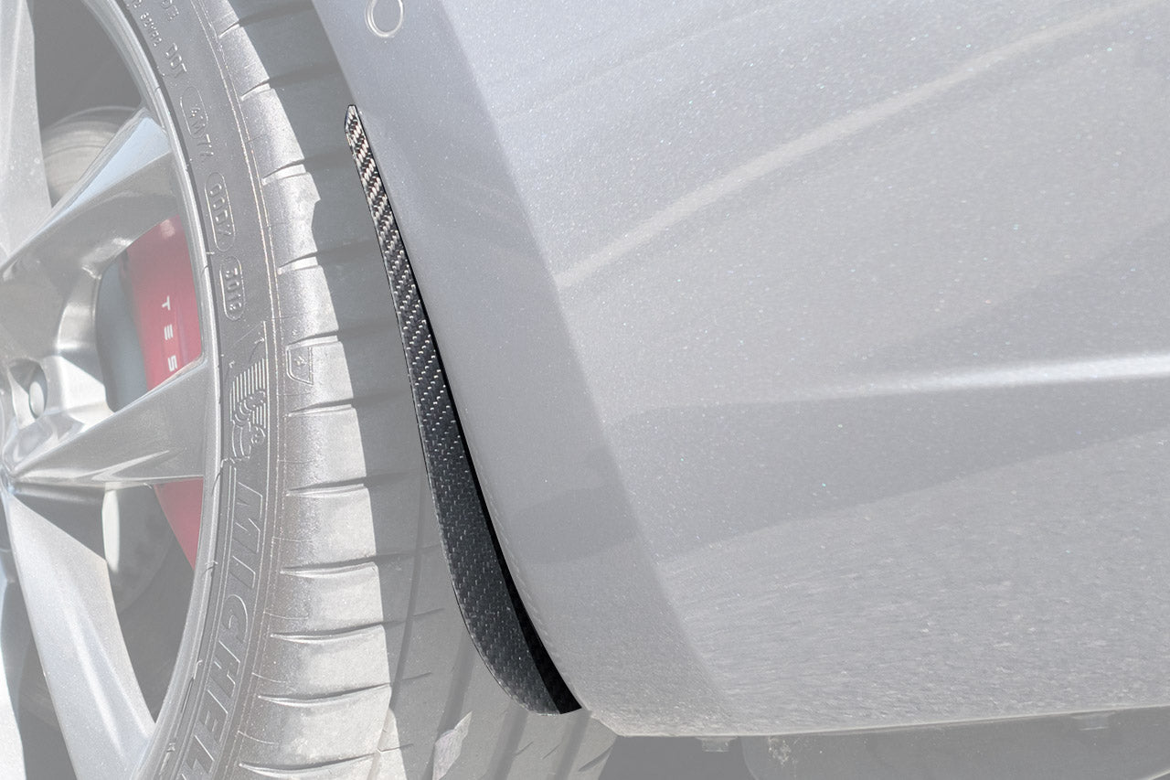 Tesla Model 3 Y Carbon Fiber Mud Flaps Set of 4 T Sportline Tesla Model S 3 X Y Accessories