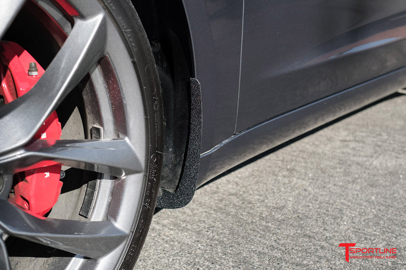 Tesla Model 3 / Y Carbon Fiber Mud Flaps (Set of 4) - T Sportline ...