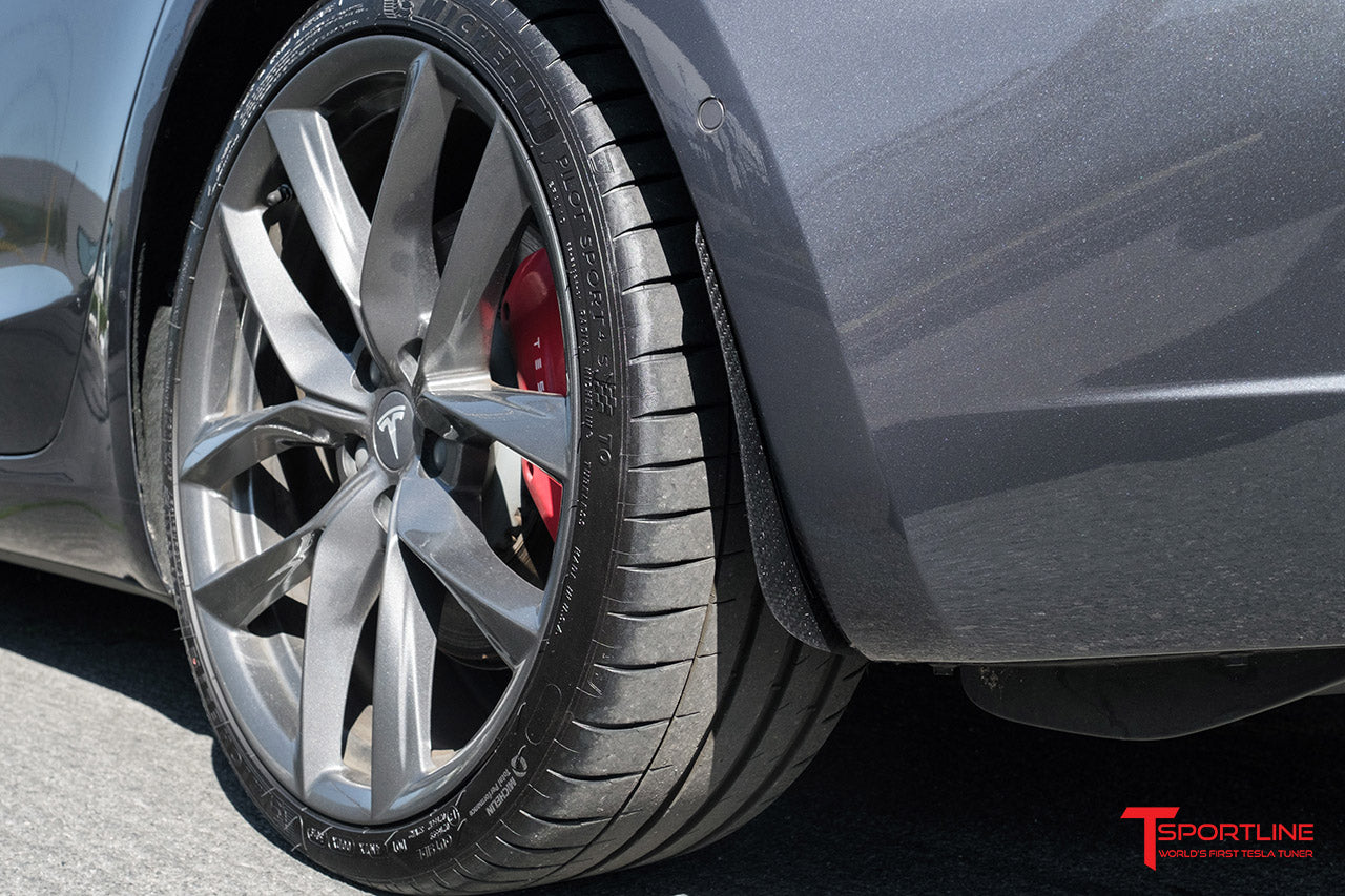 Tesla Model 3 / Y Carbon Fiber Mud Flaps (Set of 4)