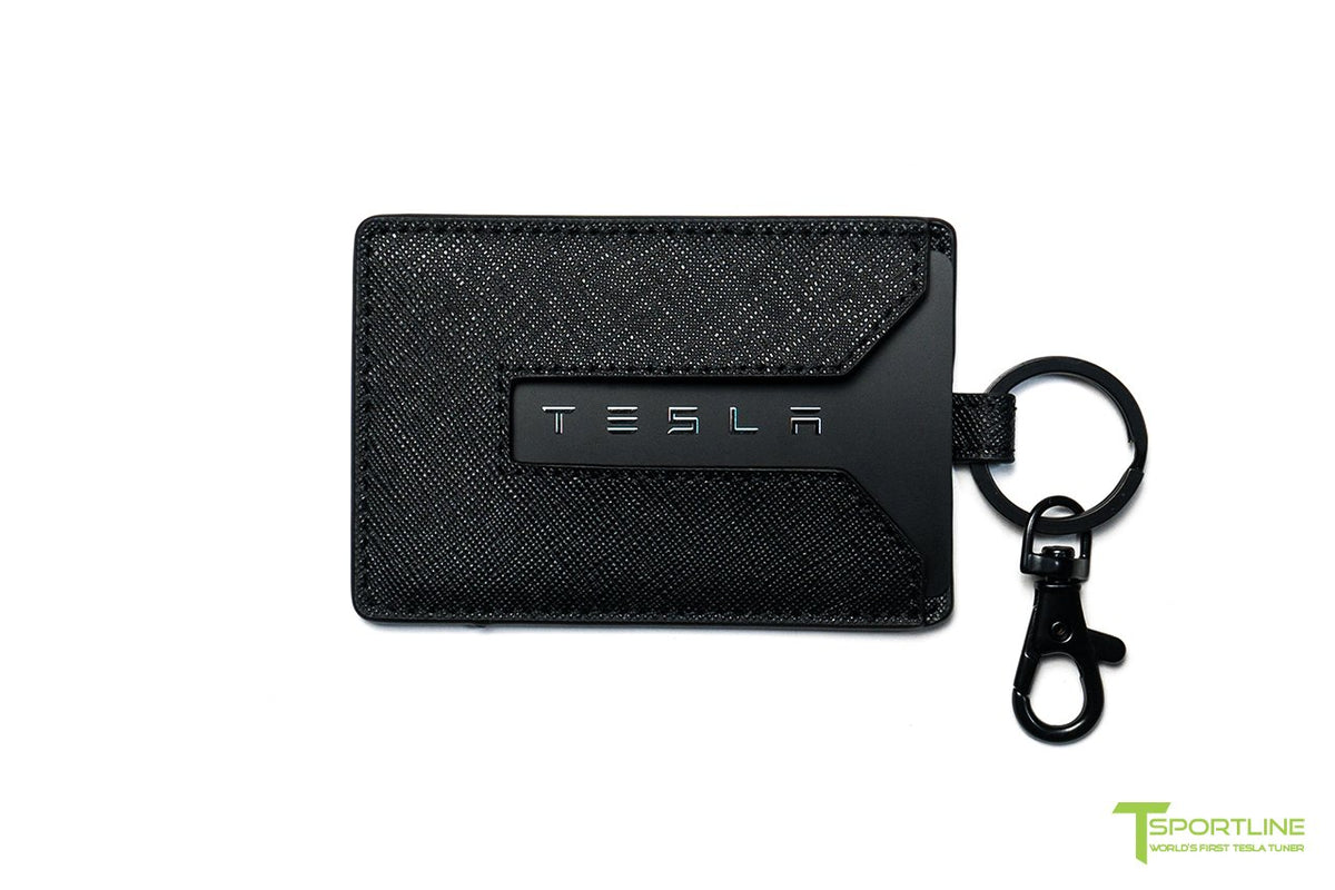 Tesla Model X Long Range &amp; Plaid Leather Key Card Holder