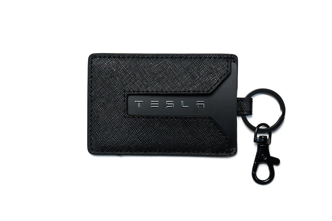LINGYUN Key Card Holder for Tesla Model 3 & Model Y, Flexible TPU  Protective Keycard Case Key Shell Cover with Keychain