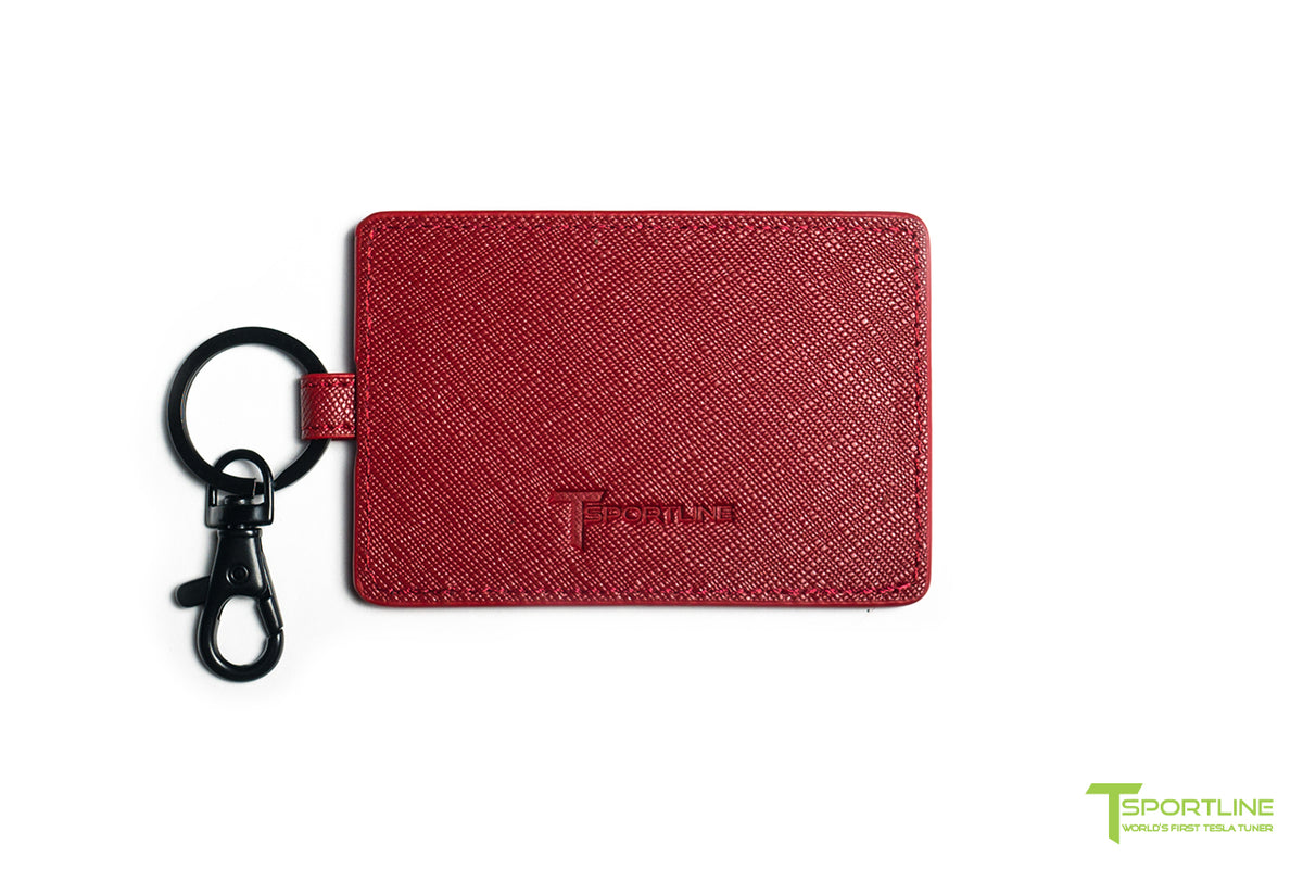 Tesla Model 3 Leather Key Card Holder
