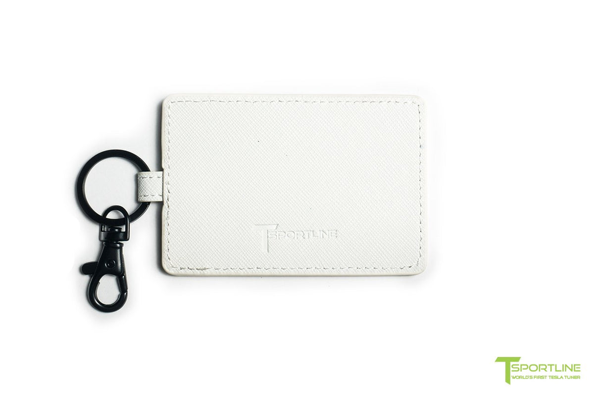 Tesla Model X Long Range &amp; Plaid Leather Key Card Holder