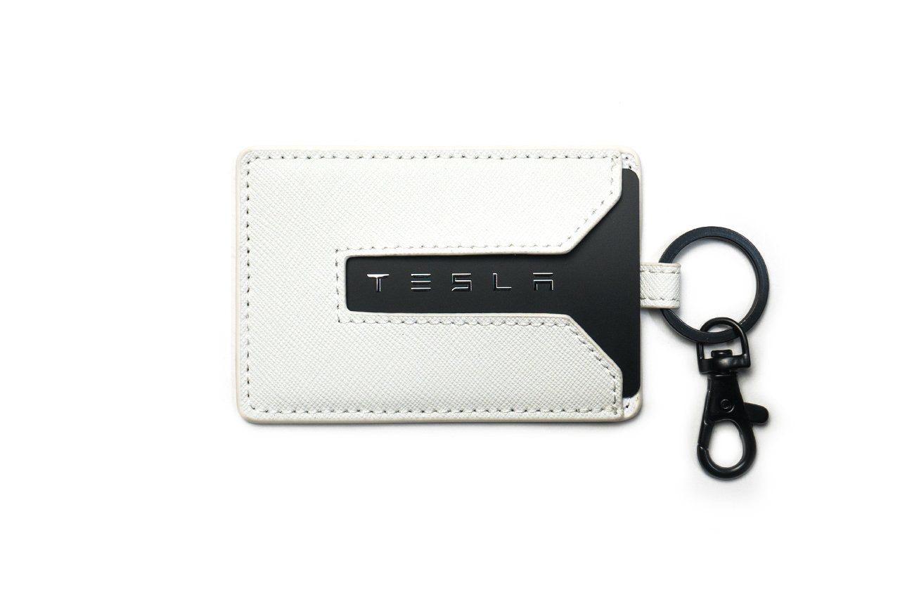  for Tesla Model 3 Car Key Card Holder Leather Card
