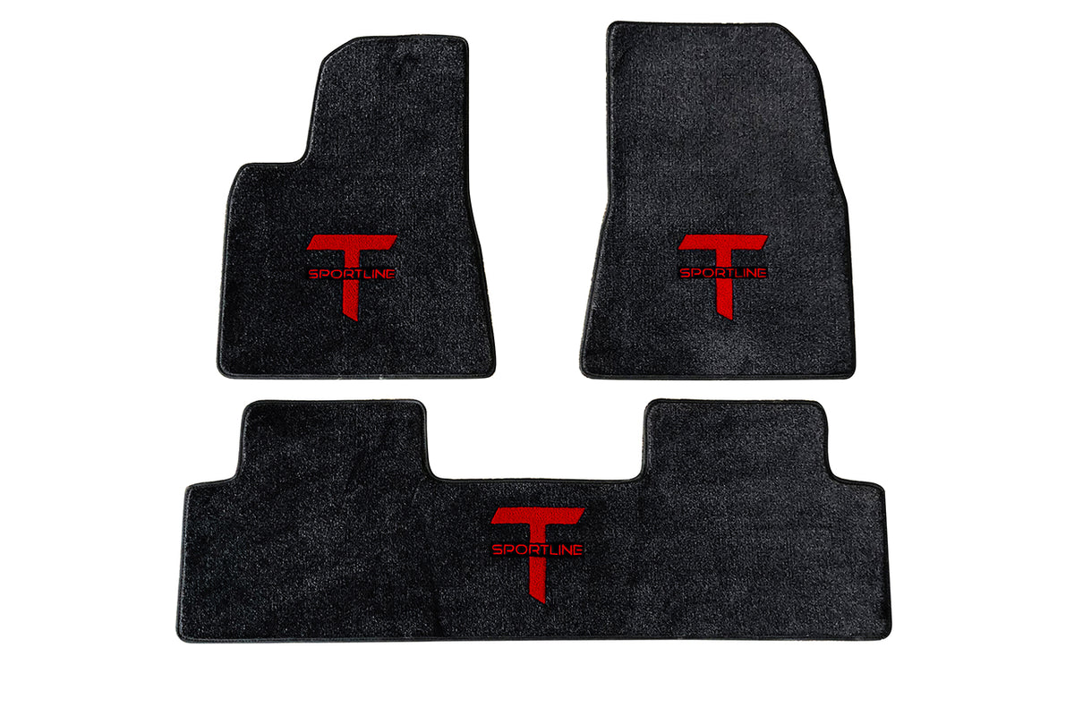 Tesla Model 3 Floor Mats T Sportline Tesla Model S, 3, X & Y