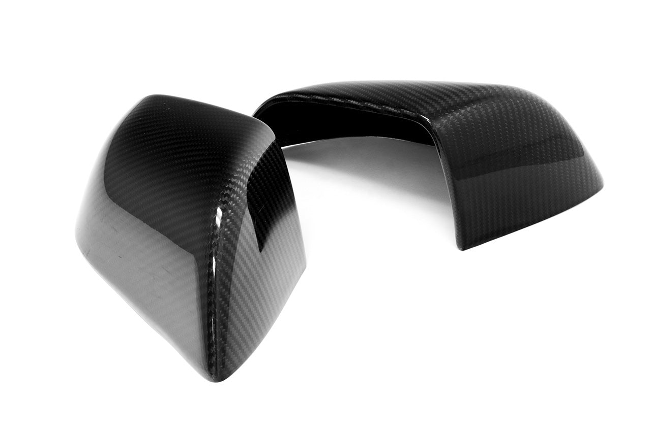 Tesla Model 3 Precision Carbon Fiber Side Mirror Caps (Set of 2 Covers)
