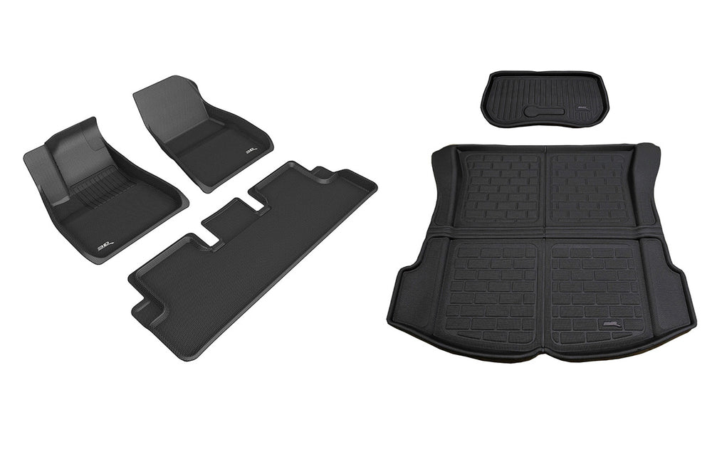 Tesla Model 3 Floor Mats T Sportline Tesla Model S, 3, X & Y Accessories