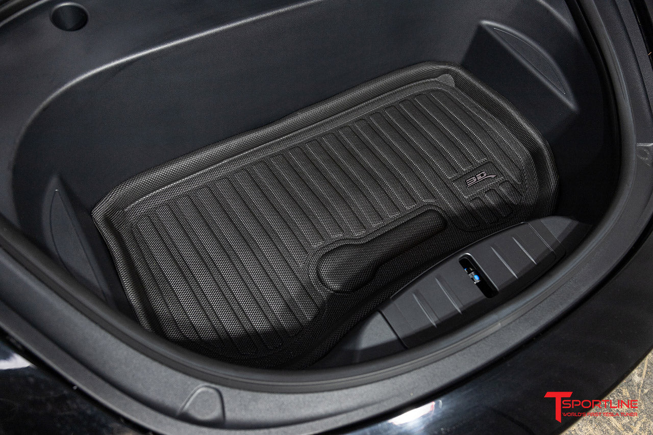 Tesla Model 3 MAXpider 3D Kagu All-Weather Custom Fit Floor Liner Mats (set of 3)