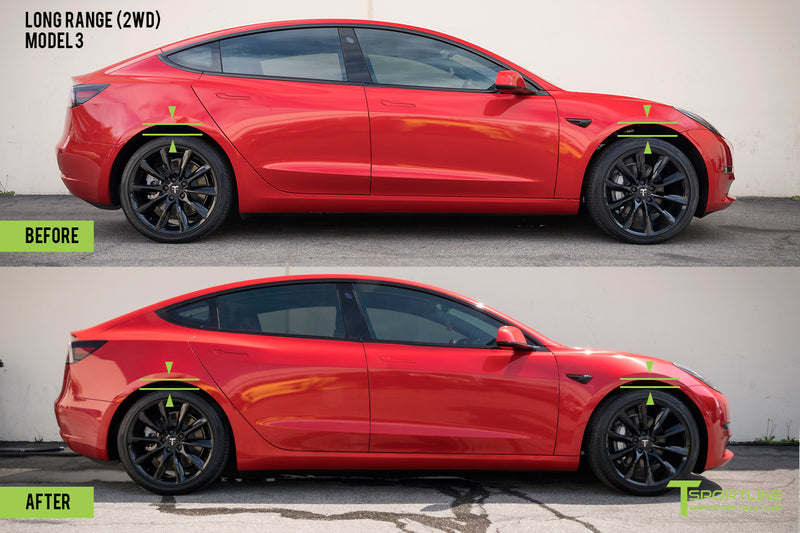 Tesla Model 3 Sport Lowering Springs For Single And Dual Motor Model 3 ...