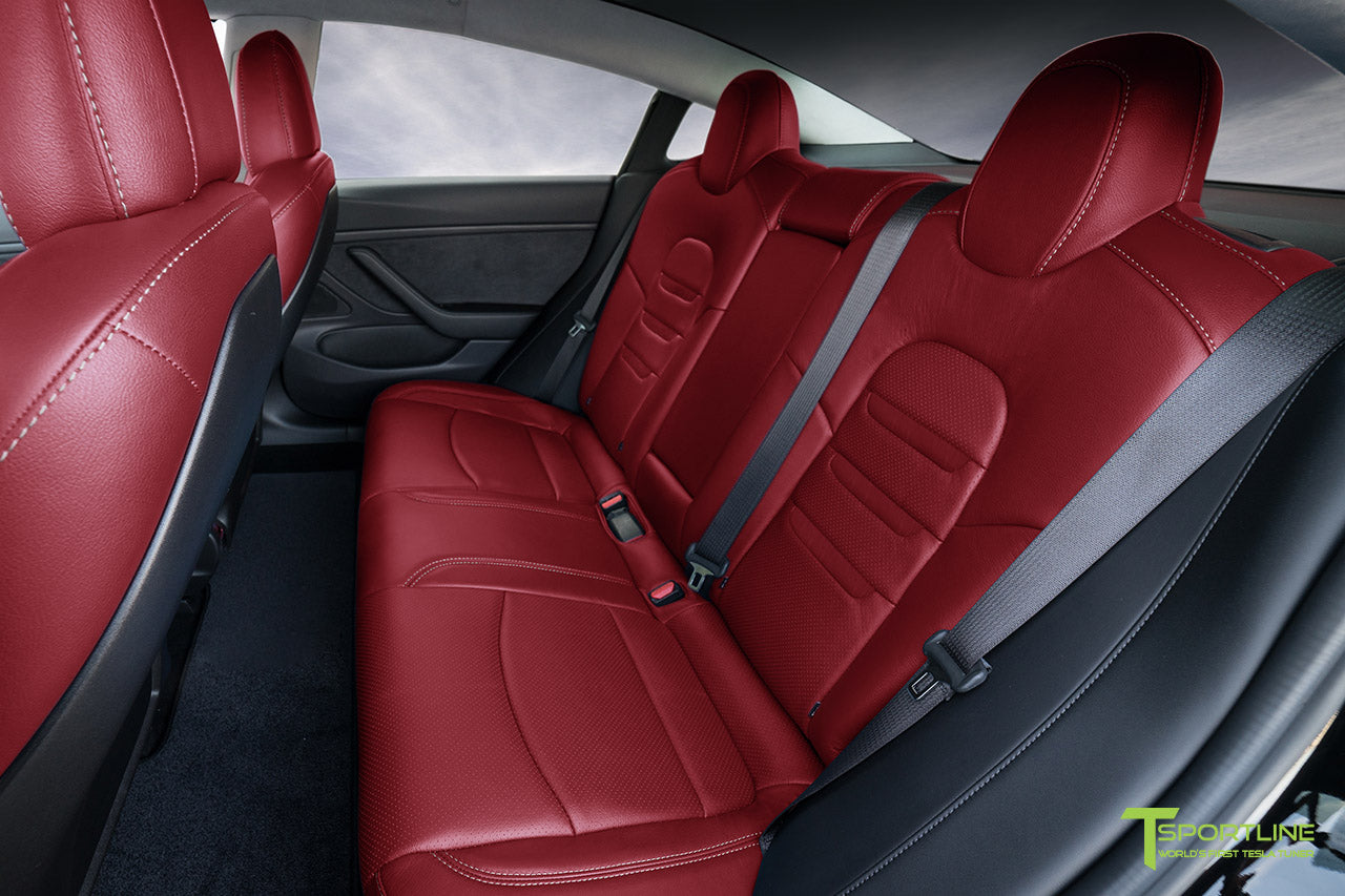 Tesla Model 3 (2017 - 2023) Seat Interior Upgrade Kit - Insignia Design - Perforated