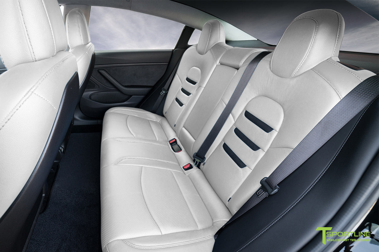 Tesla Model 3 (2017 - 2023) Seat Interior Upgrade Kit - Insignia Design - Perforated