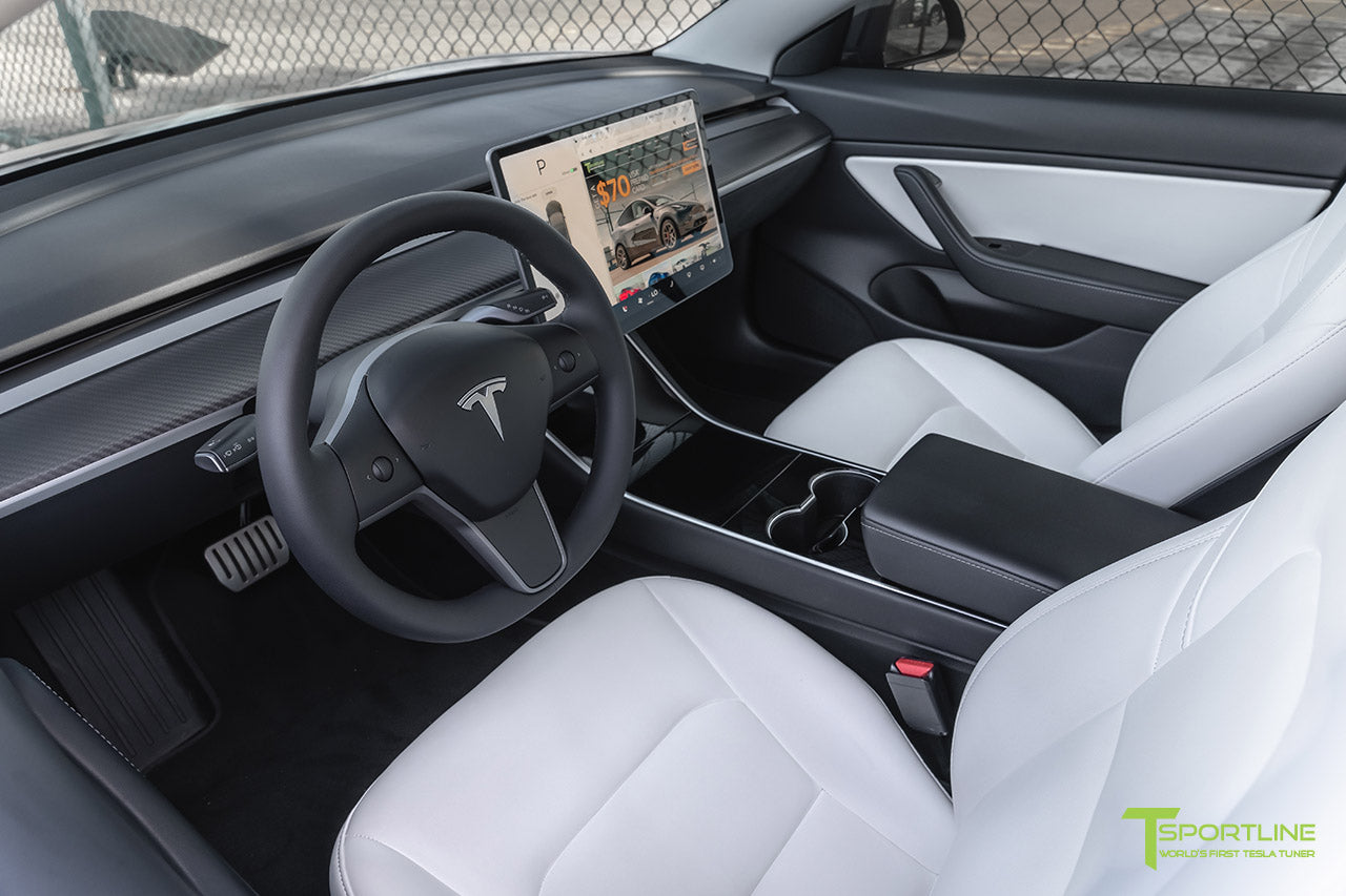 Tesla Model 3 Carbon Fiber Dash Panel