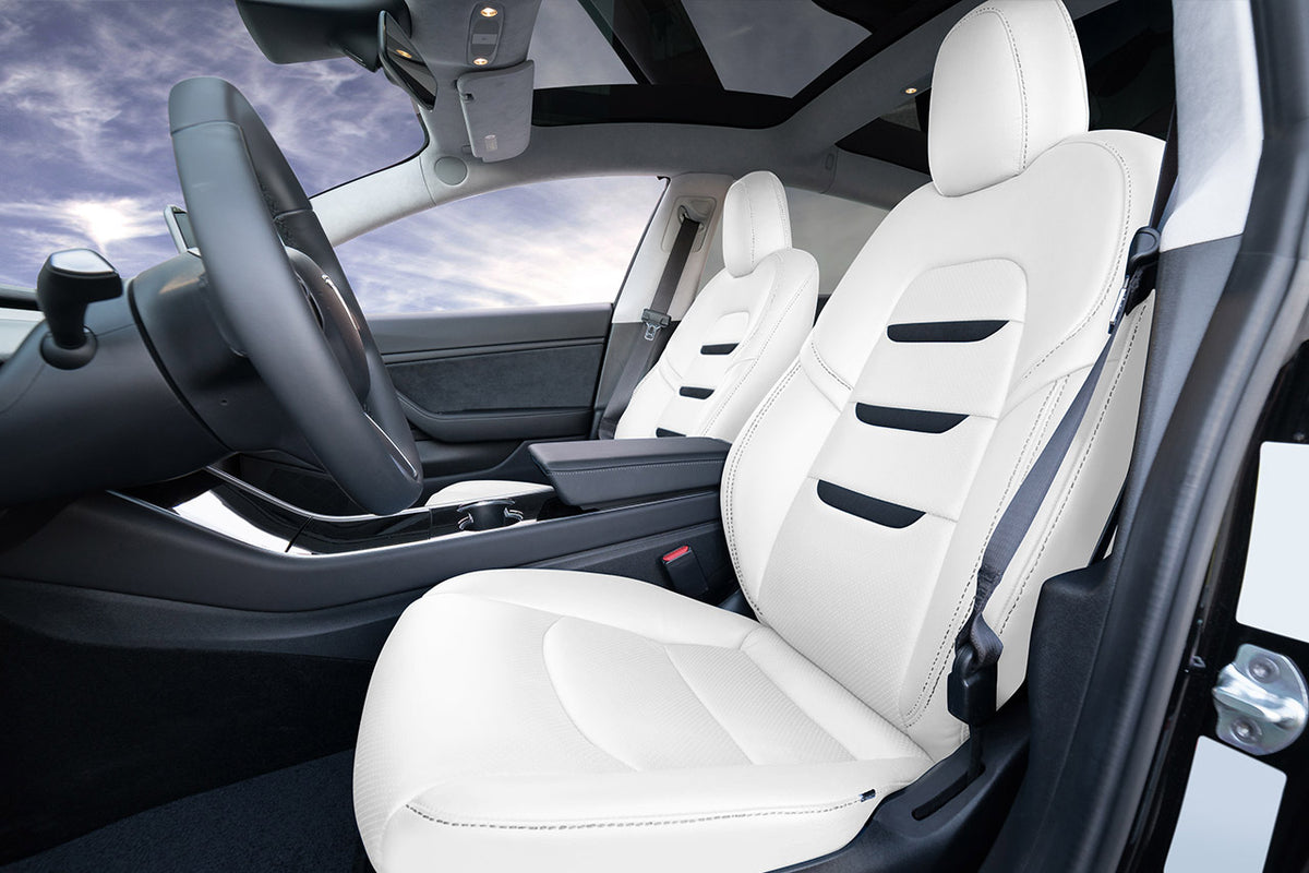 Tesla Model 3 Seat Interior Upgrade Kit - Insignia Design - Perforated