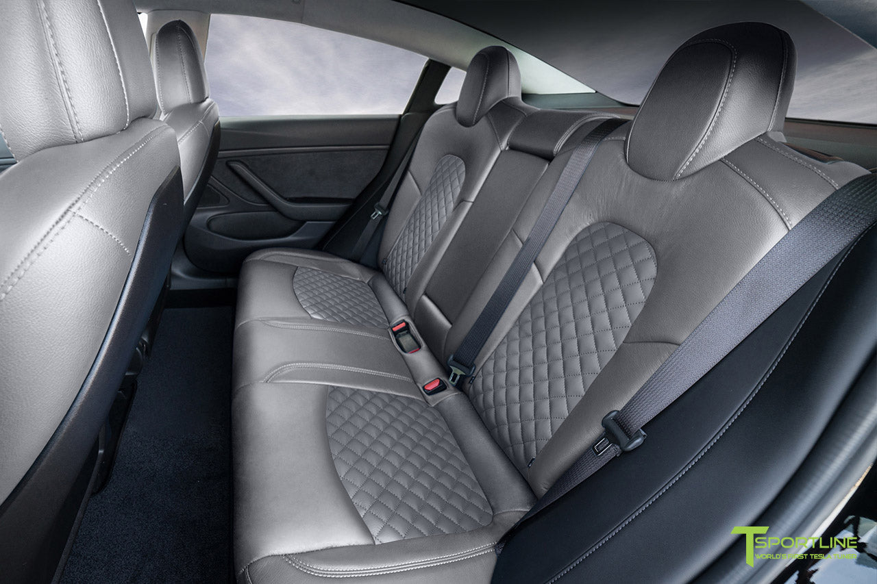 Tesla Model 3 (2017 - 2023) Seat Interior Upgrade Kit - Signature Diamond Design