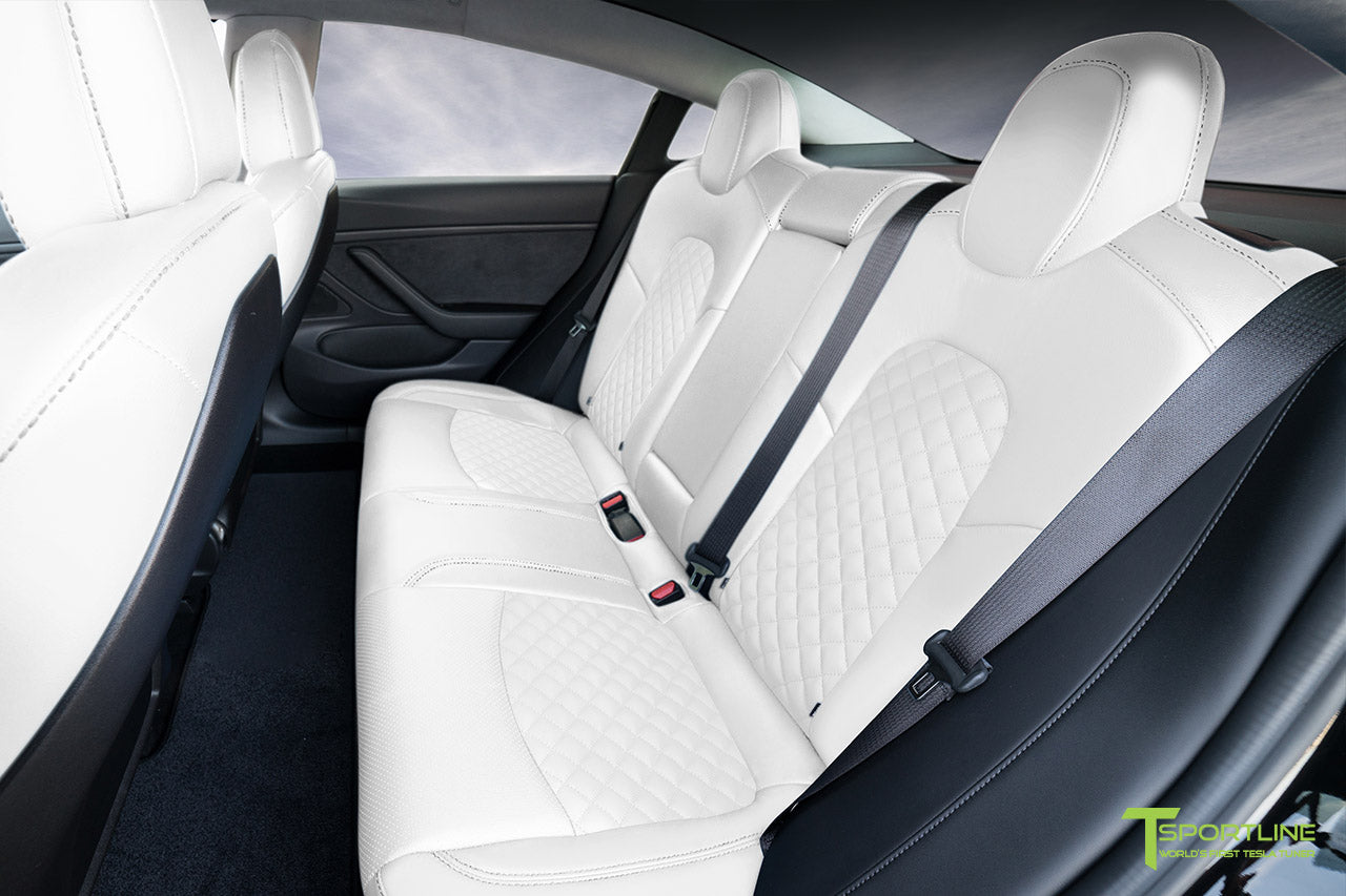 Tesla Model 3 (2017 - 2023) Seat Interior Upgrade Kit - Signature Diamond Design