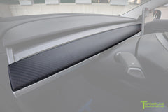 Tesla Model 3 Carbon Fiber Dash Panel - T Sportline - Tesla Model S