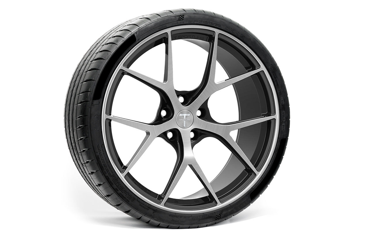 Tesla Model 3 TXL115 20" Fully Forged Lightweight Tesla Wheel and Tire Package (Set of 4) Open Box Special!