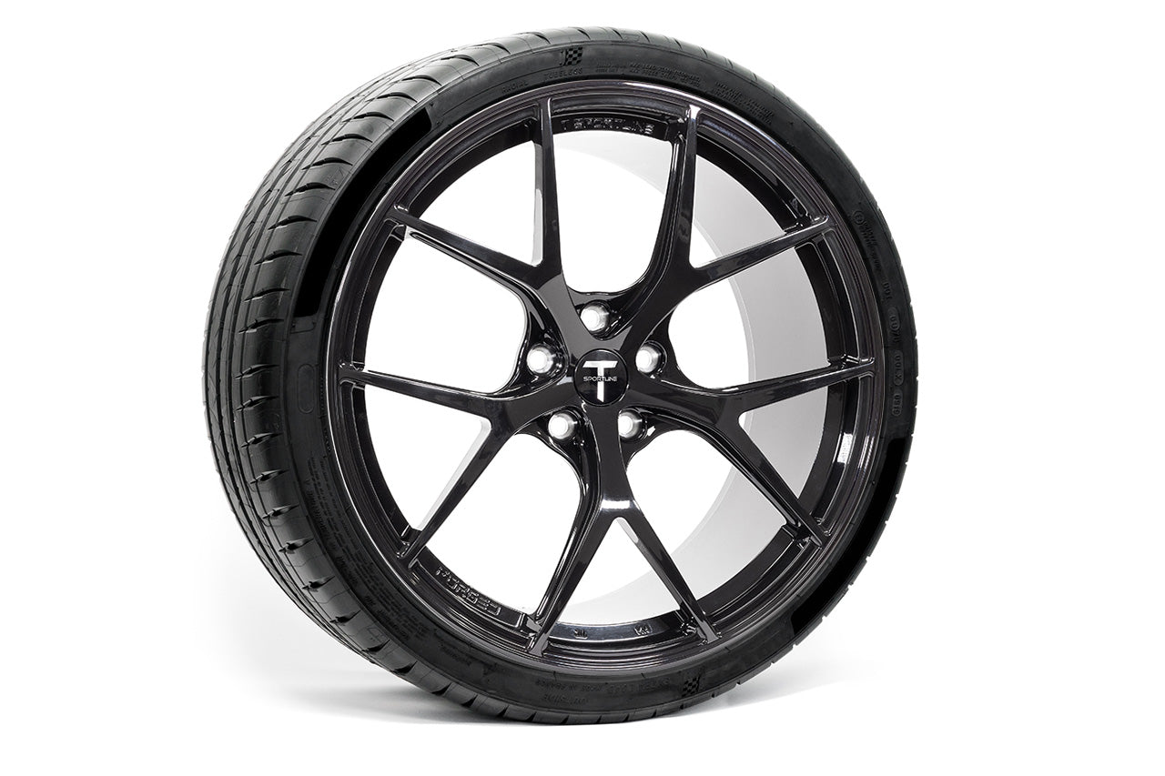 Tesla Model 3 TXL115 20" Fully Forged Lightweight Tesla Wheel and Tire Package (Set of 4) Open Box Special!
