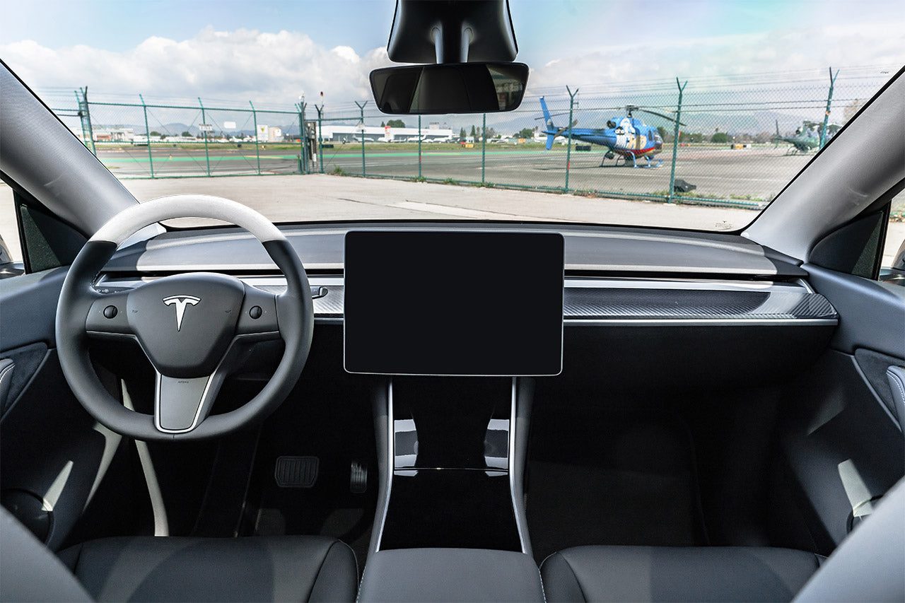 Tesla Model 3 / Y Custom Steering Wheels - Carbon Fiber, Wood, Leather