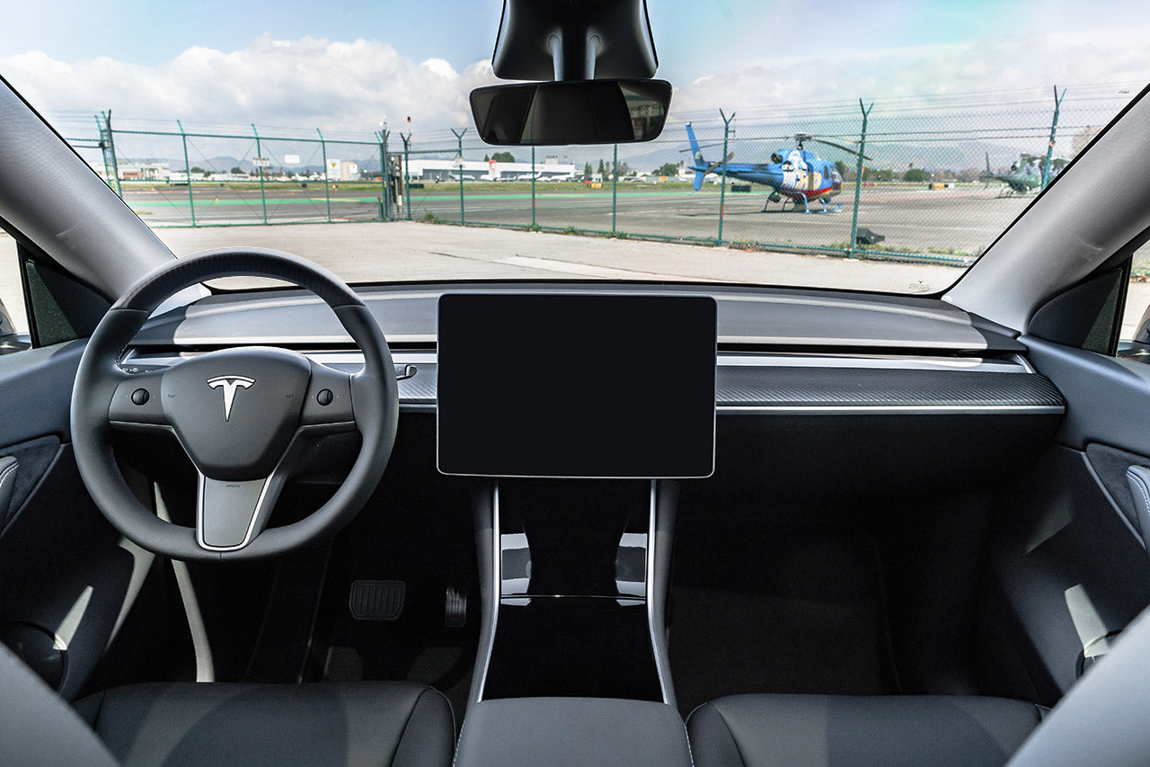 Tesla Model 3 / Y Custom Steering Wheels - Carbon Fiber, Wood, Leather