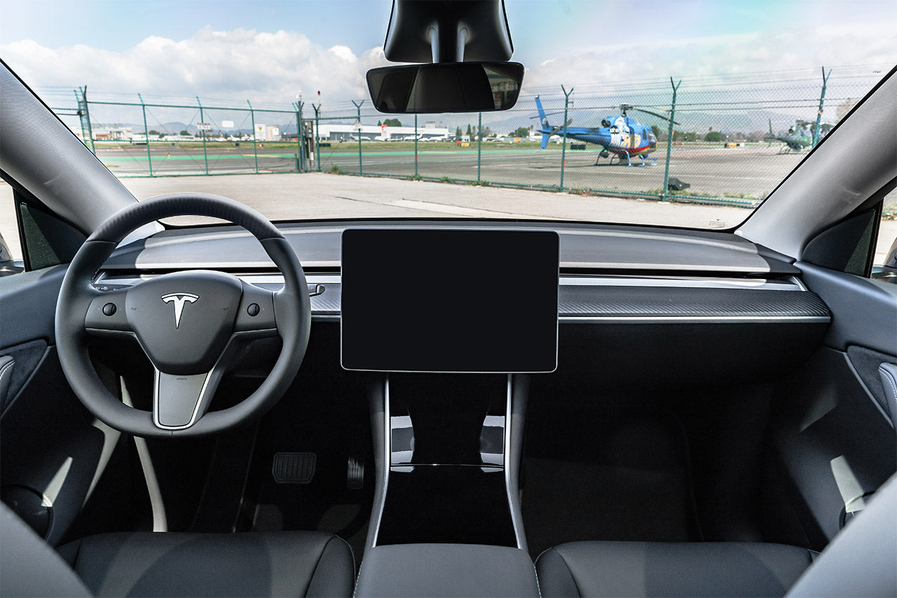 Tesla Model 3 / Y Custom Steering Wheels - Carbon Fiber, Wood, Leather