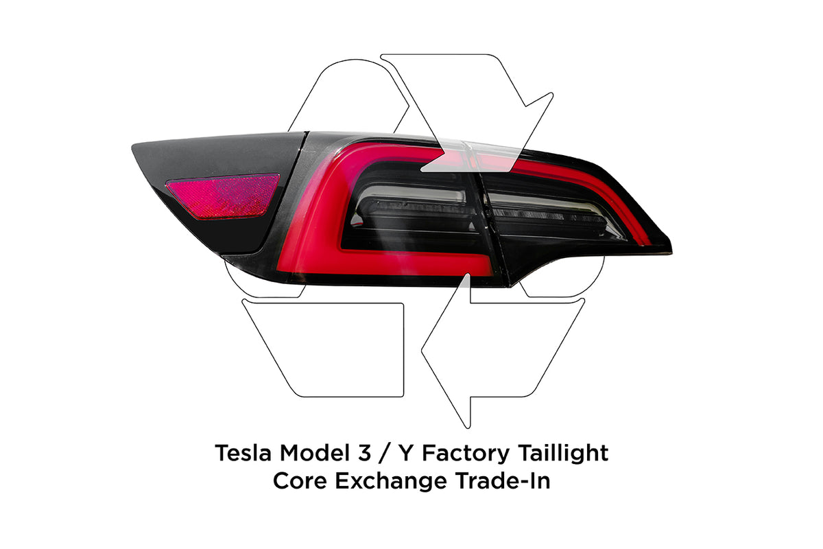 $100 REBATE! Trade-In Your Factory Model 3 / Y Tail Light Cores (click for details)