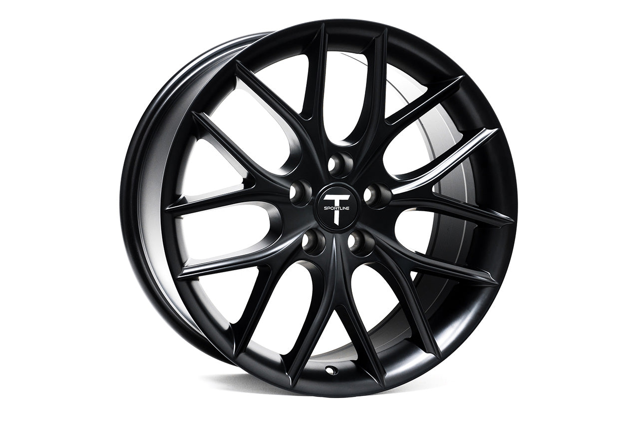 Tesla 18インチ ダークグレー ホイール Tesla Model 3 Aftermarket 18 inch Tesla Wheels - T Sportline