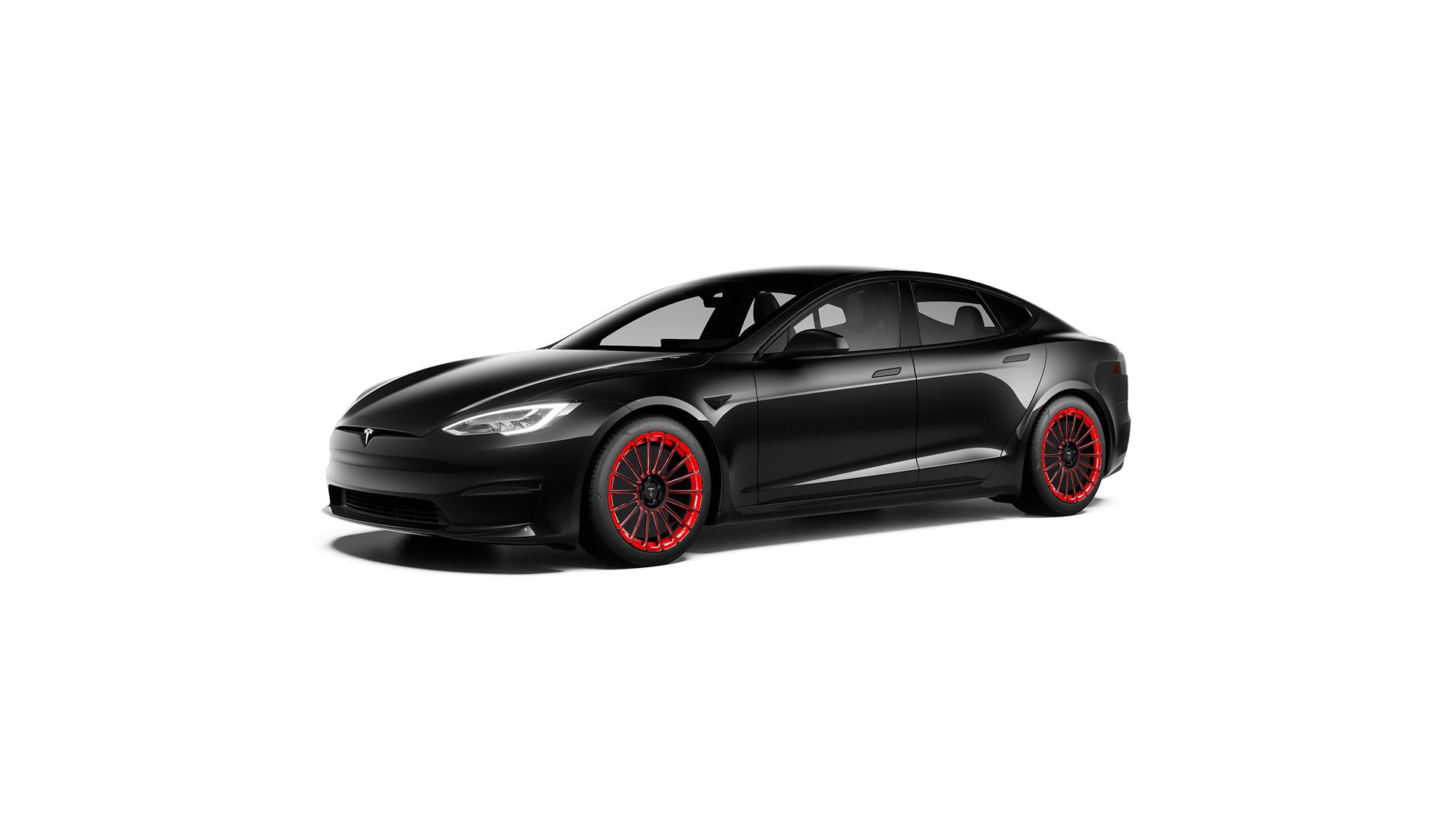TS118 20" Tesla Model S Long Range & Plaid Wheel and Tire Package (Set of 4)