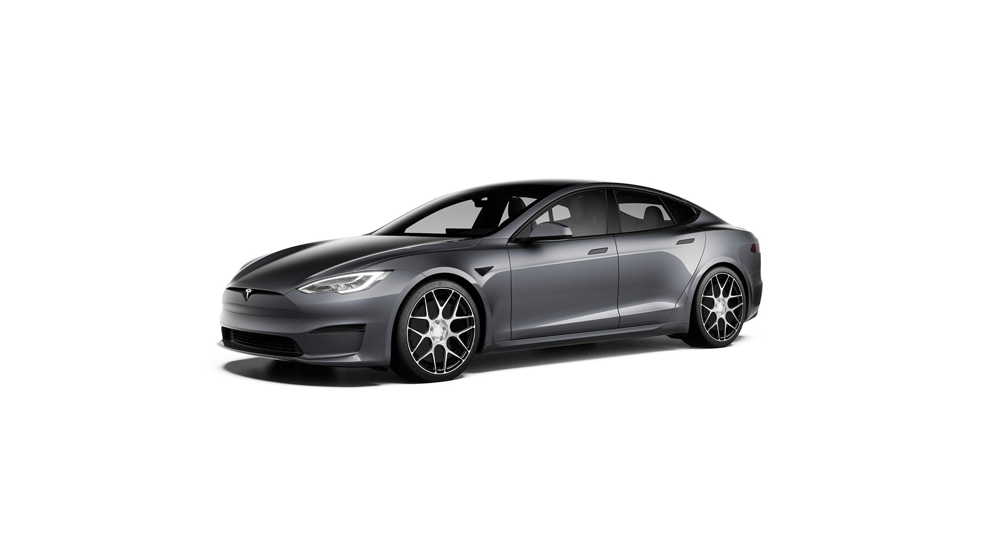 TS117 21" Tesla Model S Long Range & Plaid Wheel and Tire Package (Set of 4)