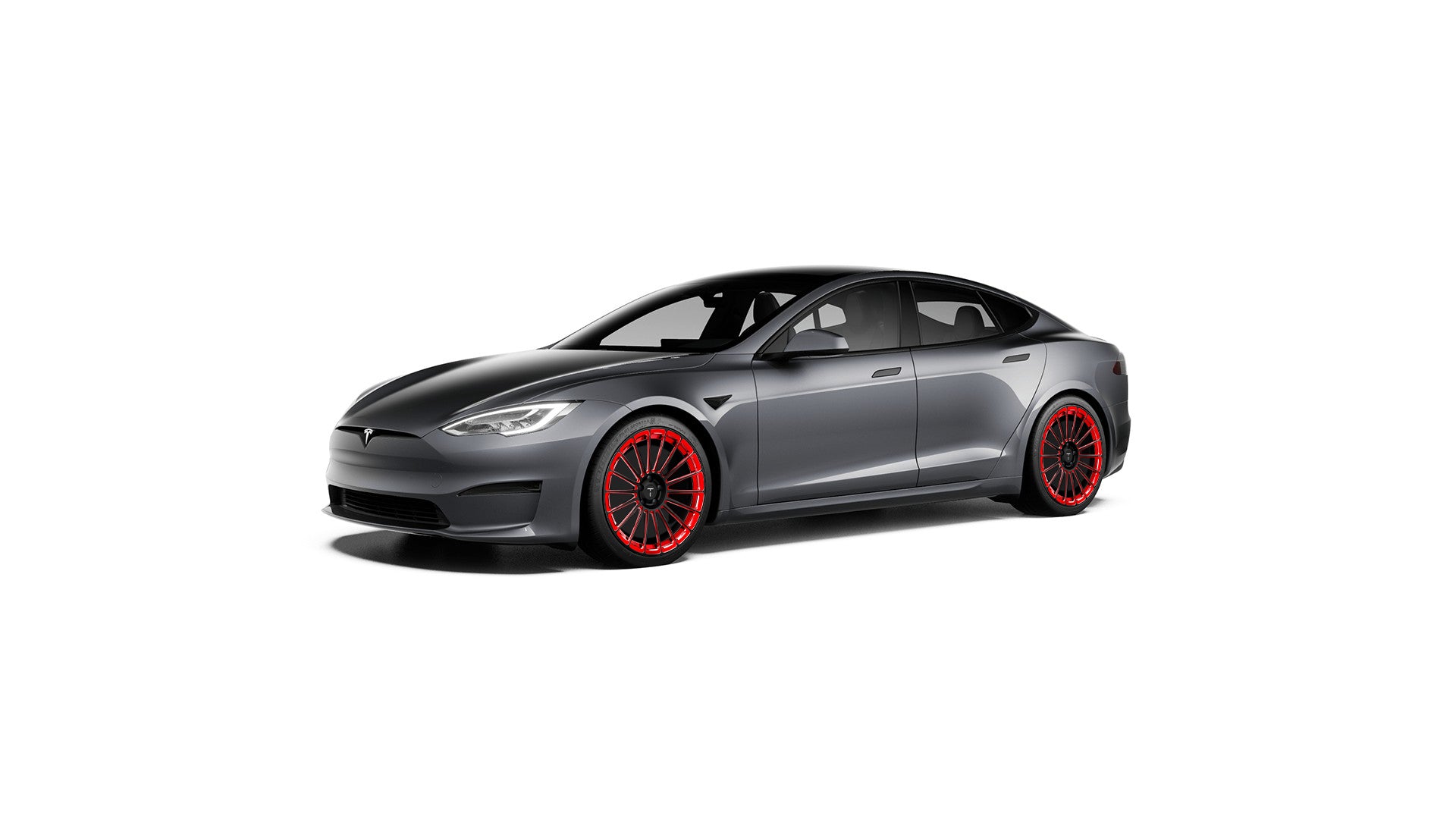 TS118 21" Tesla Model S Long Range & Plaid Wheel and Tire Package (Set of 4)