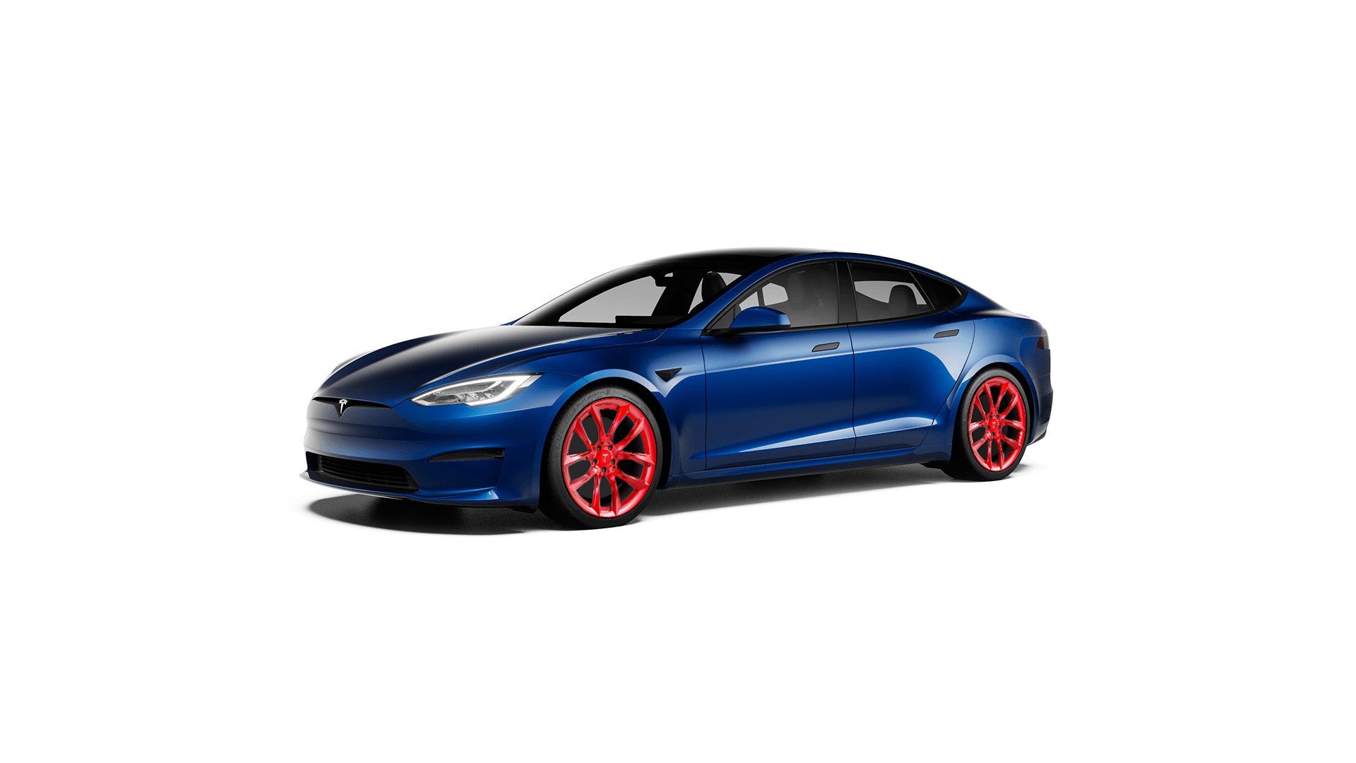 TSSF 21" Tesla Model S Long Range & Plaid Wheel and Tire Package (Set of 4)
