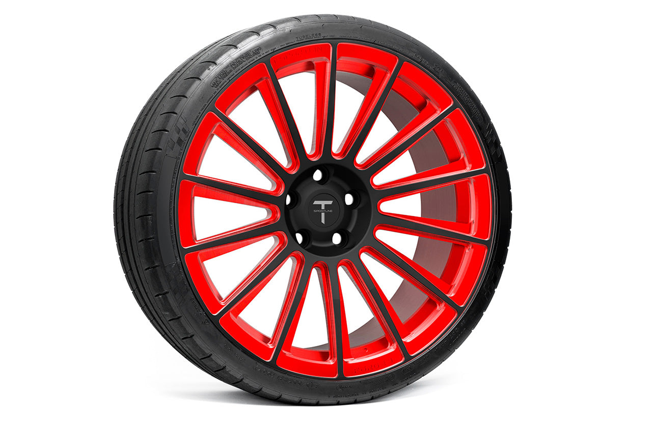 TY114 21" Tesla Model Y Wheel and Tire Package (Set of 4)