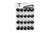 T Sportline Wheel Lug Nut Cover Set - Match to T Sportline Wheel Order in Black or Silver