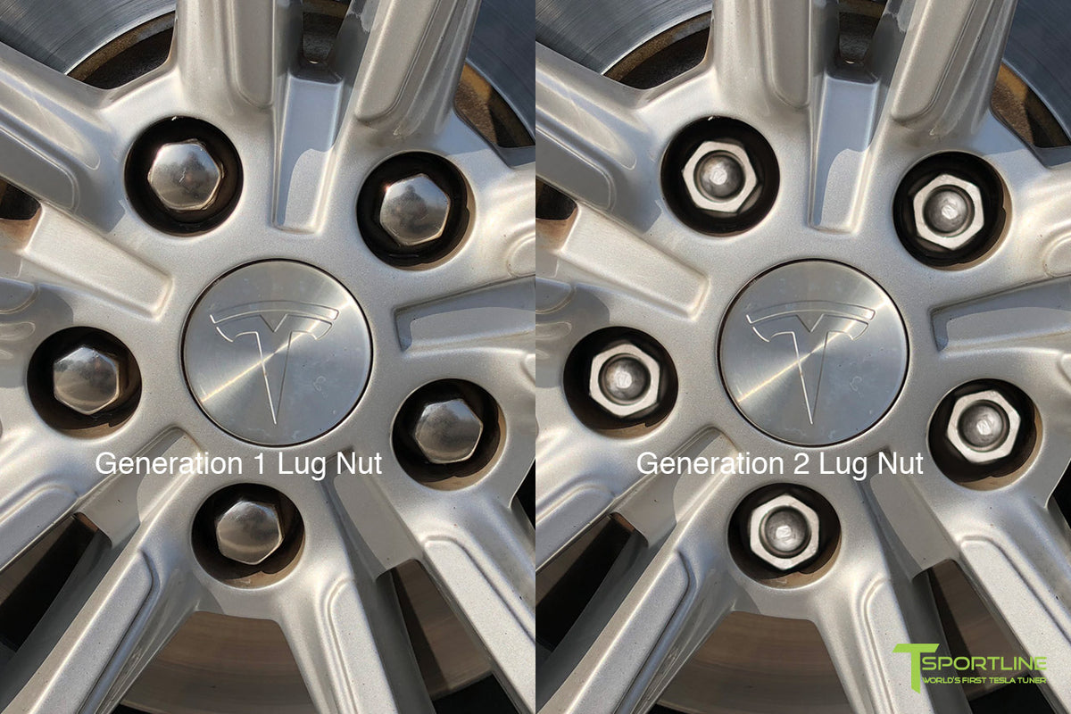 Tesla Model S Wheel Lug Nut Cover Set