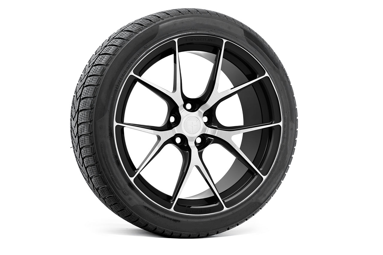 TS115 19" Tesla Model S Long Range & Plaid Wheel and Tire Package (Set of 4)