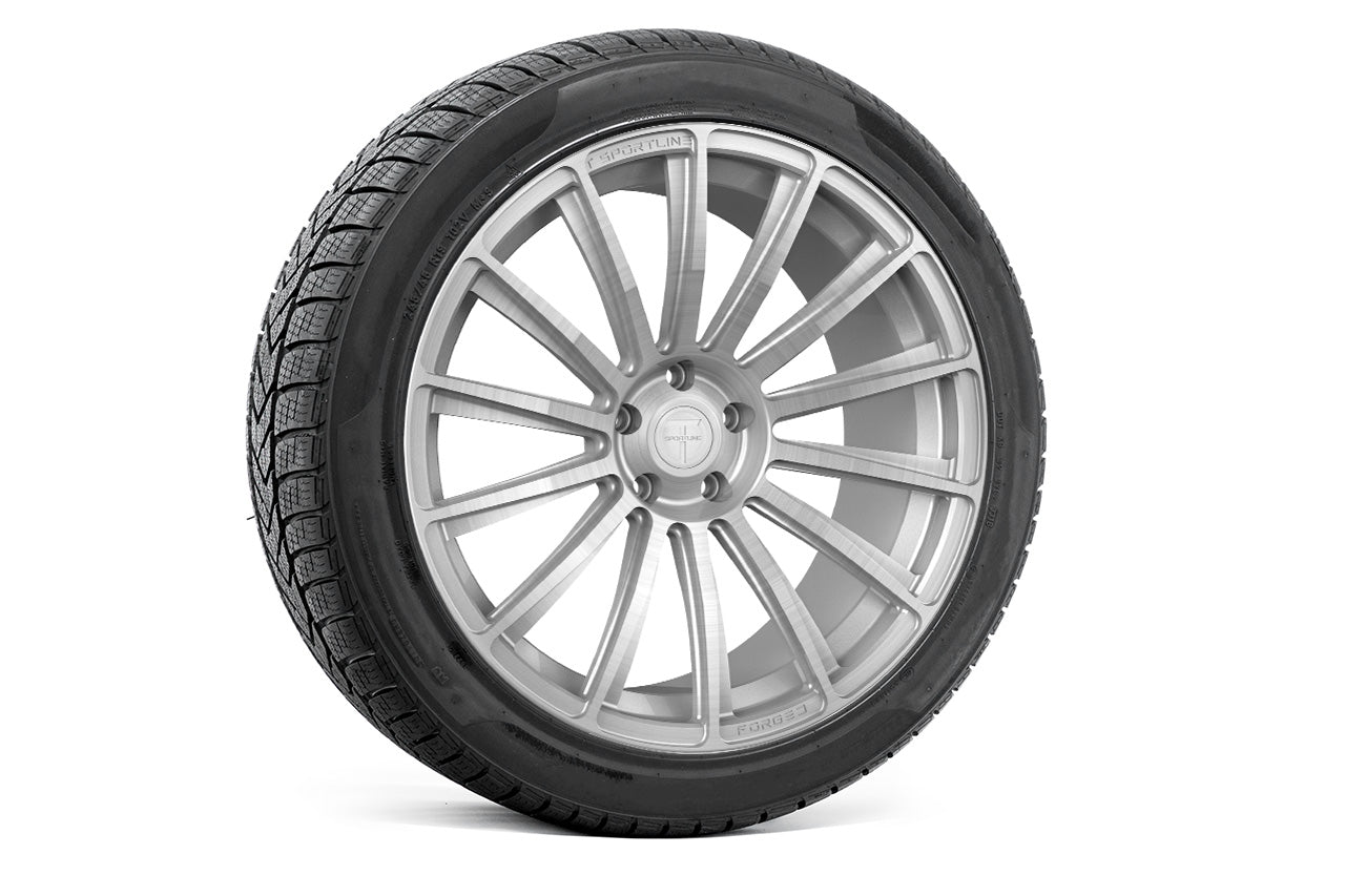 TS114 19" Tesla Model S Long Range & Plaid Wheel and Tire Package (Set of 4)