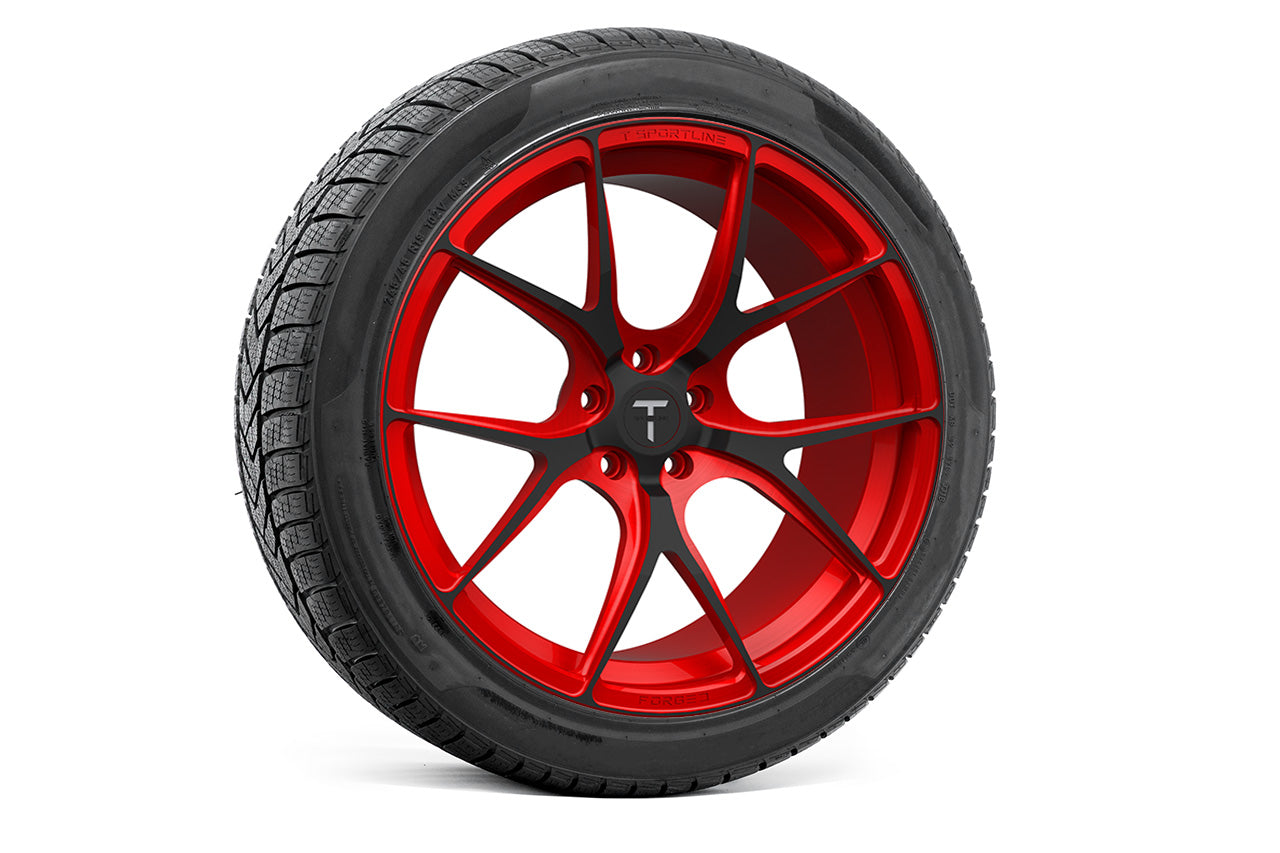 TS115 19" Tesla Model S Long Range & Plaid Wheel and Winter Tire Package (Set of 4)