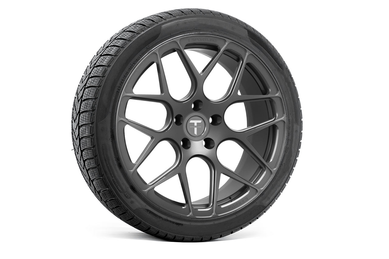 TS117 19" Tesla Model S Long Range & Plaid Wheel and Winter Tire Package (Set of 4)