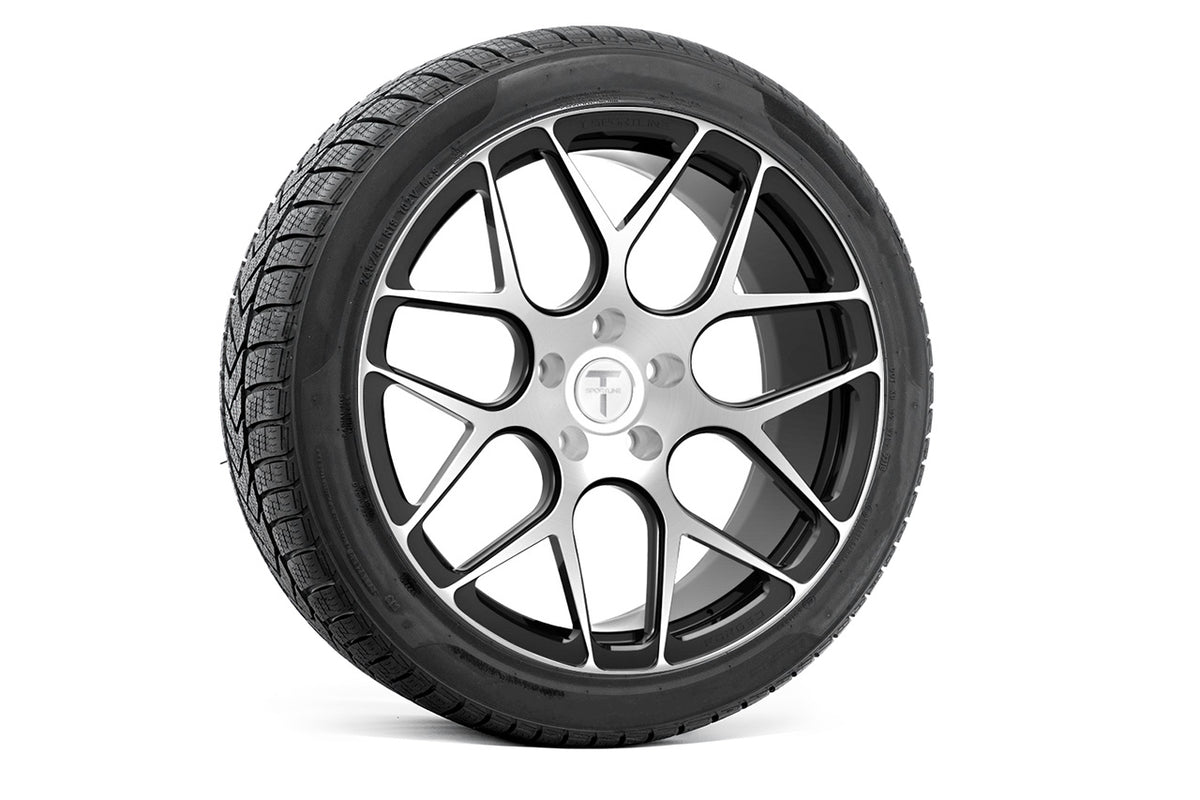 TS117 19&quot; Tesla Model S Long Range &amp; Plaid Wheel and Tire Package (Set of 4)