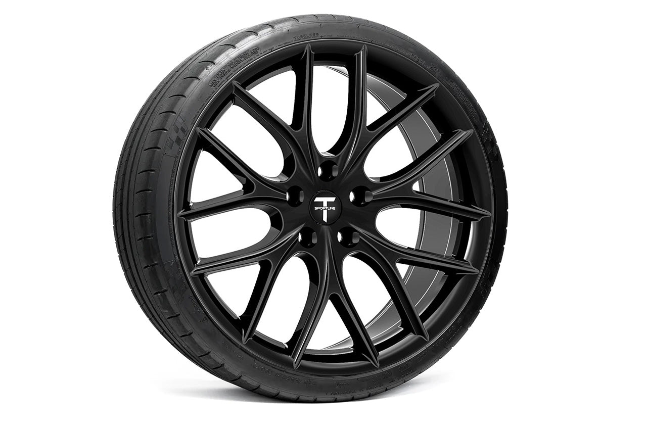 TSR 21" Tesla Model S Long Range & Plaid Wheel and Tire Package (Set of 4)