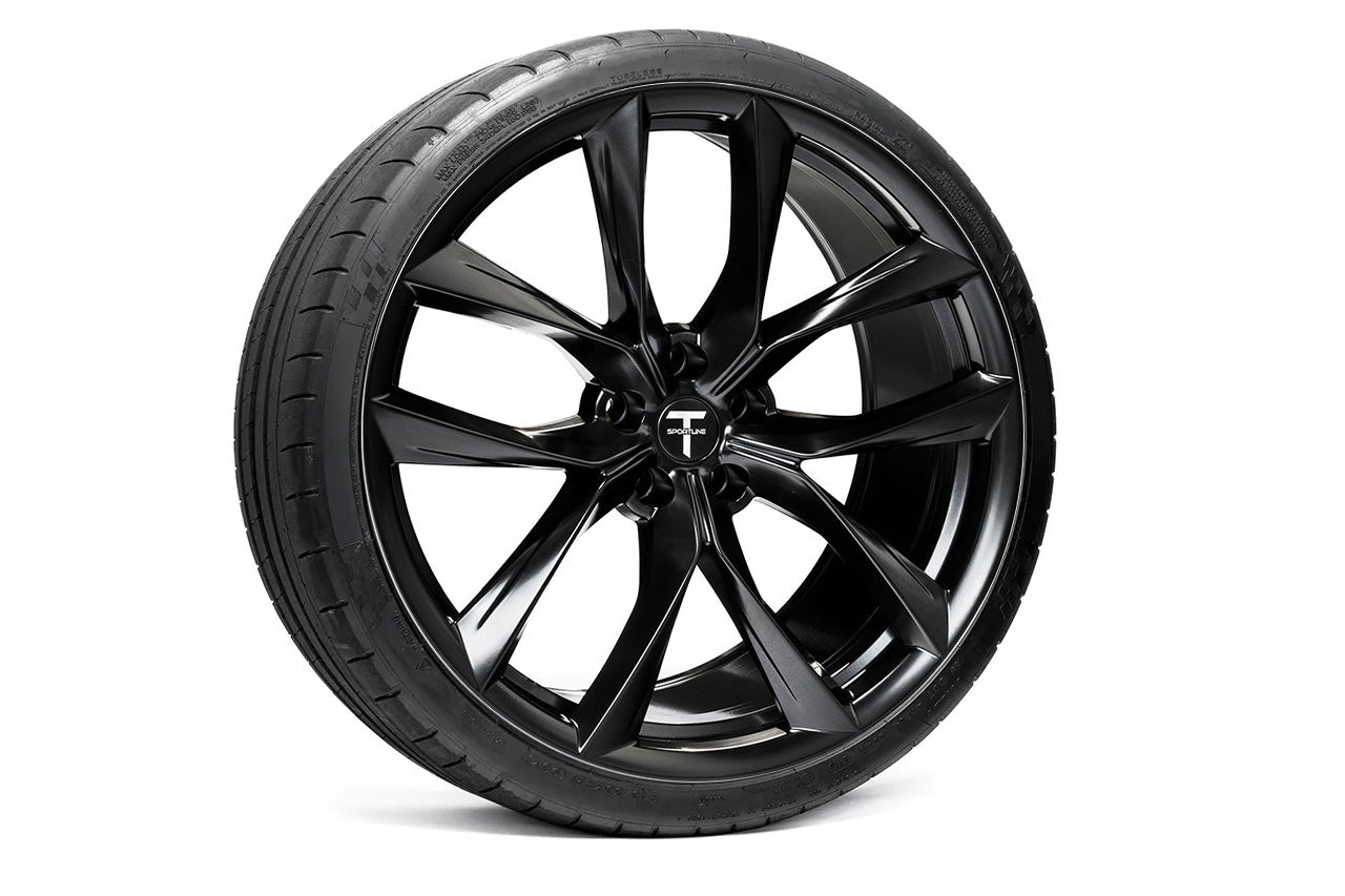 TSS 21" Tesla Model S Long Range & Plaid Wheel and Tire Package (Set of 4)